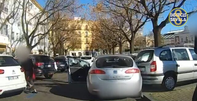 persecución de coche robado en Sevilla al estilo GTA