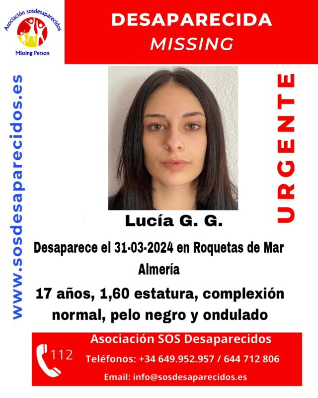 Desaparición Lucía G. G.