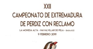 Navalvillar de Pela será escenario el 9 de febrero del Campeonato de Extremadura de Perdiz con Reclamo