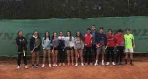 Jugadores cadetes de la FExT en el Torneo Nacional Marca Jóvenes Promesas de Sevilla