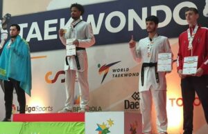 César Cedrún joven promesa del taekwondo español