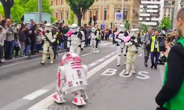 desfile de Star Wars en Pamplona contra el cáncer