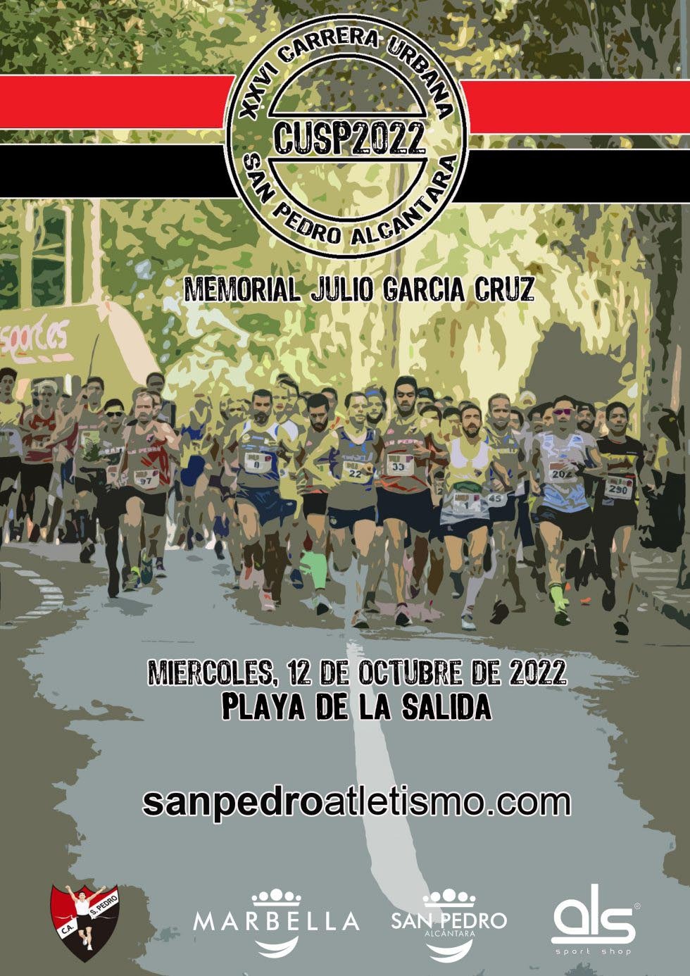 La XXVI Carrera Urbana de San Pedro ‘Memorial Julio García Cruz’ estrenará el próximo 12 de octubre un nuevo recorrido por el Paseo Marítimo