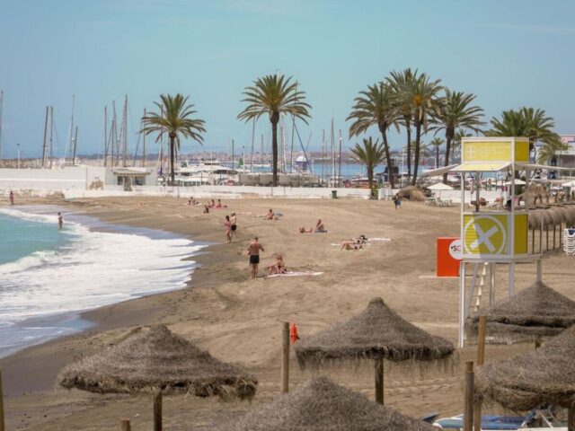 Una de las playas de Marbella. EFE