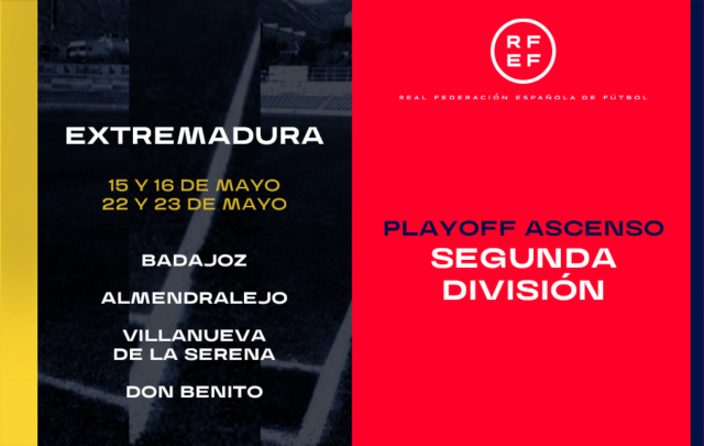 Extremadura acogerá las eliminatorias por el ascenso de esta temporada en Segunda División B