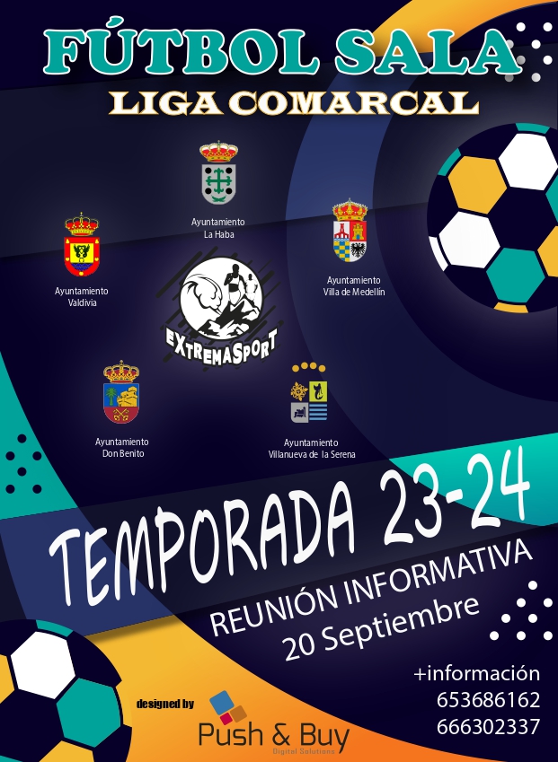 cartel liga comarcal futbol