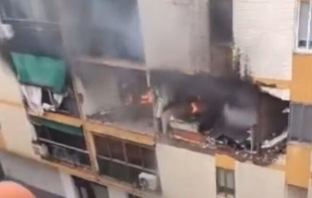 Explosión de gas en Badajoz deja 10 heridos