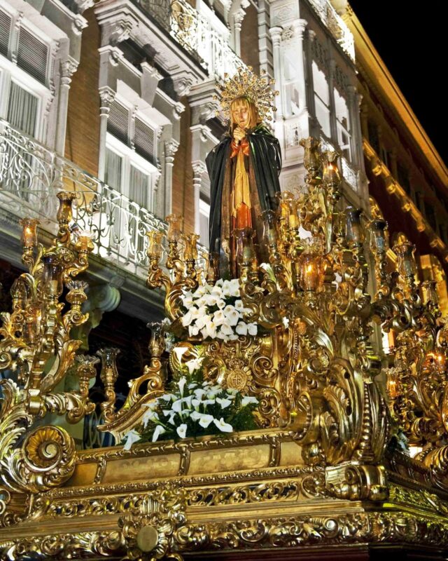 La Virgen de la Soledad de los Pobres vuelve a la Semana Santa de Cartagena