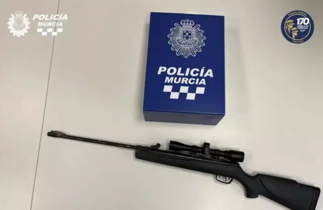 menor armado en el barrio de Espinardo en Murcia