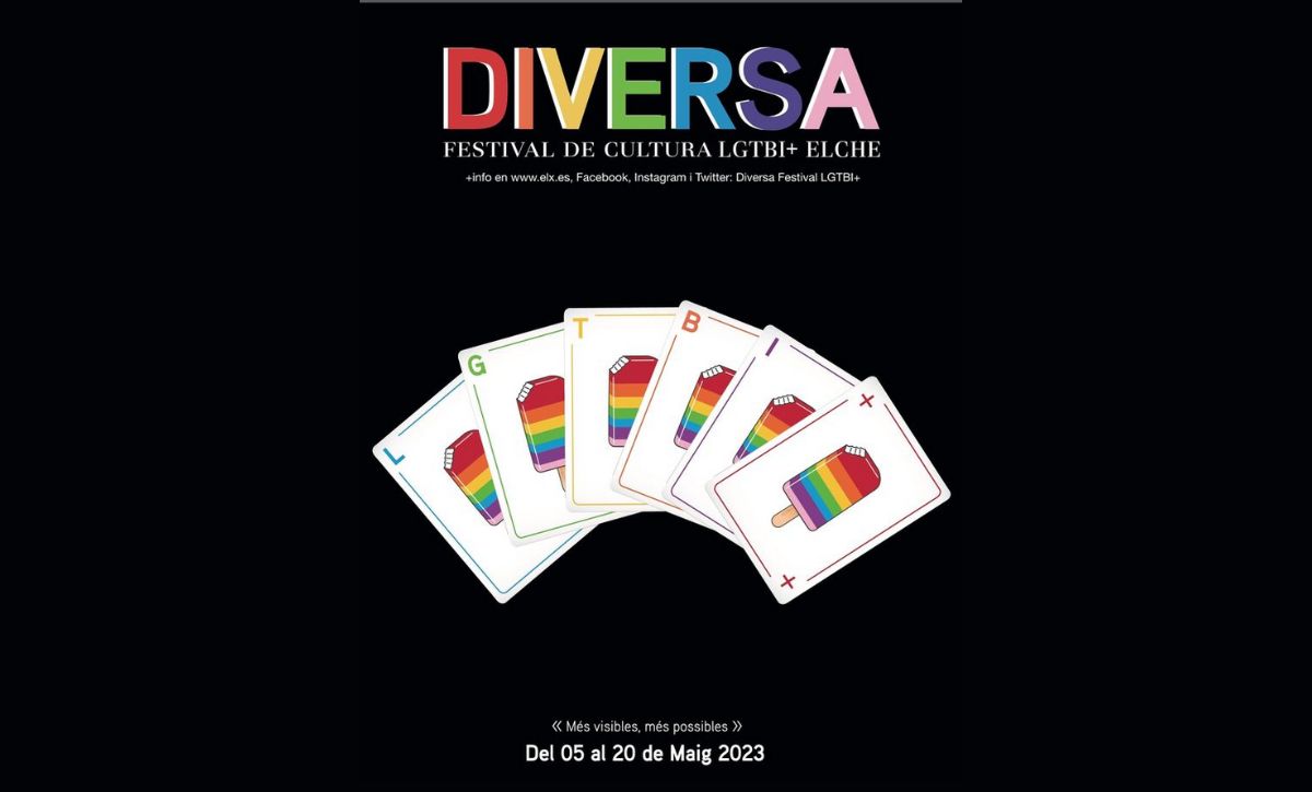 El viernes 5 de abril comienza el Festival LGTBI + DIVERSA 2023 en L’ Escorxador
