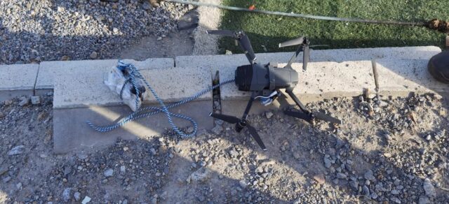 Un dron con droga interceptado en un centro de menores de Ceuta. Policía
