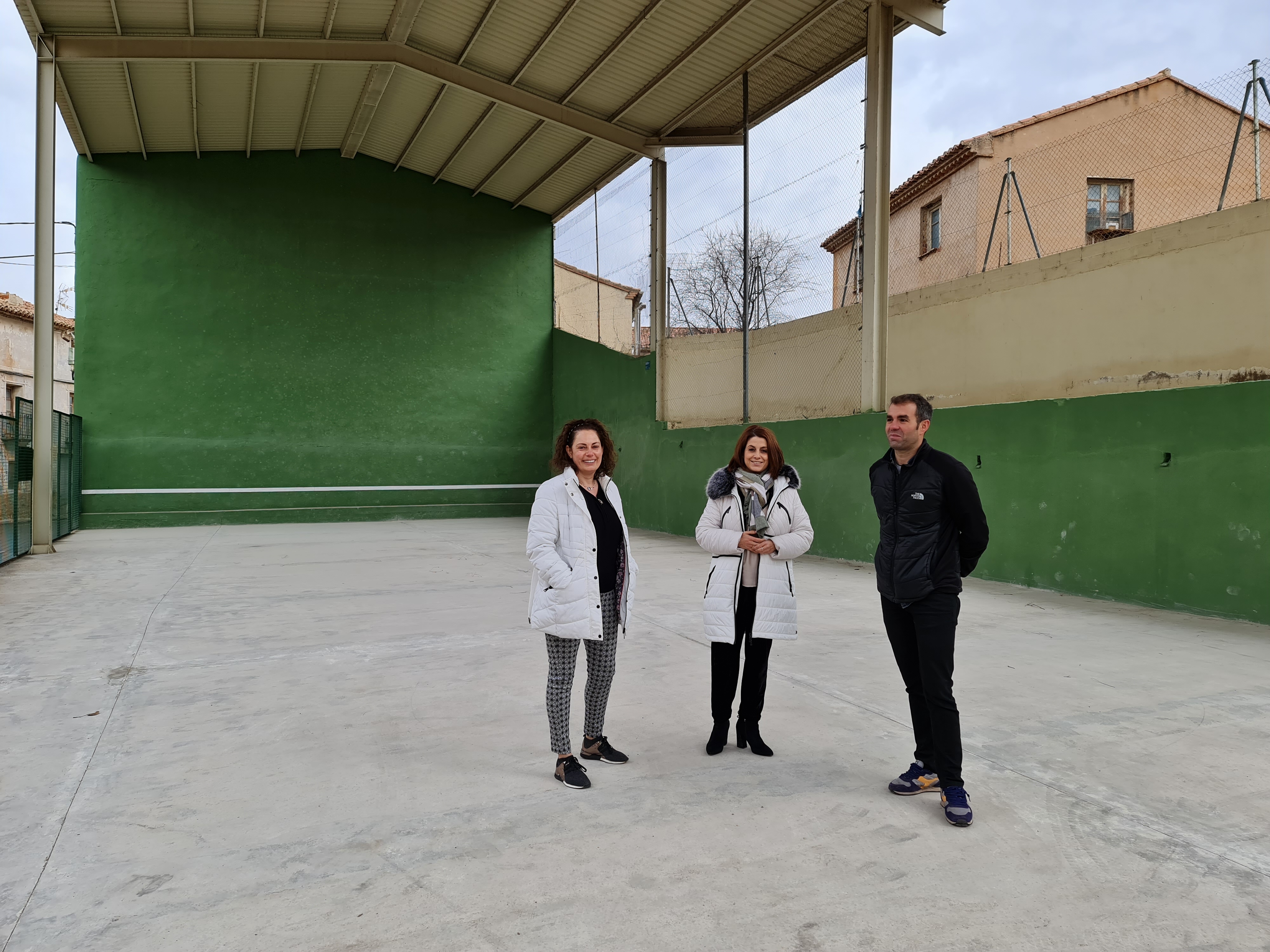 El Ayuntamiento de Teruel repara el frontÃ³n de Villaspesa