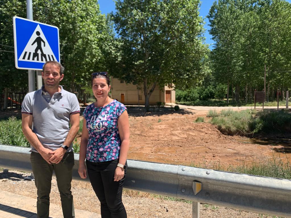 El Ayuntamiento de Teruel limpia el cauce del rÃ­o Alfambra a su paso por Villalba Baja