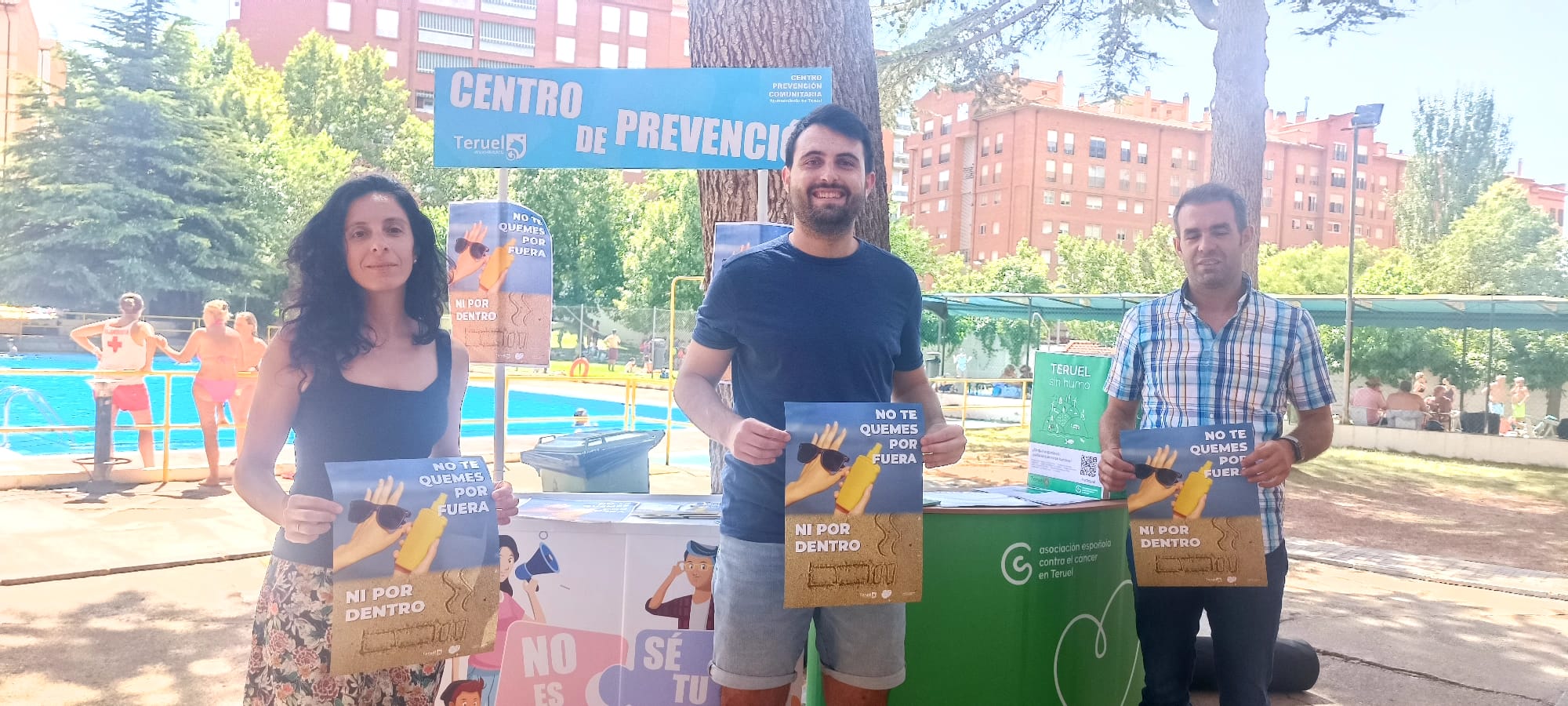 El Ayuntamiento de Teruel y la AsociaciÃ³n EspaÃ±ola Contra el CÃ¡ncer juntos en una campaÃ±a de prevenciÃ³n del tabaquismo y la protecciÃ³n solar