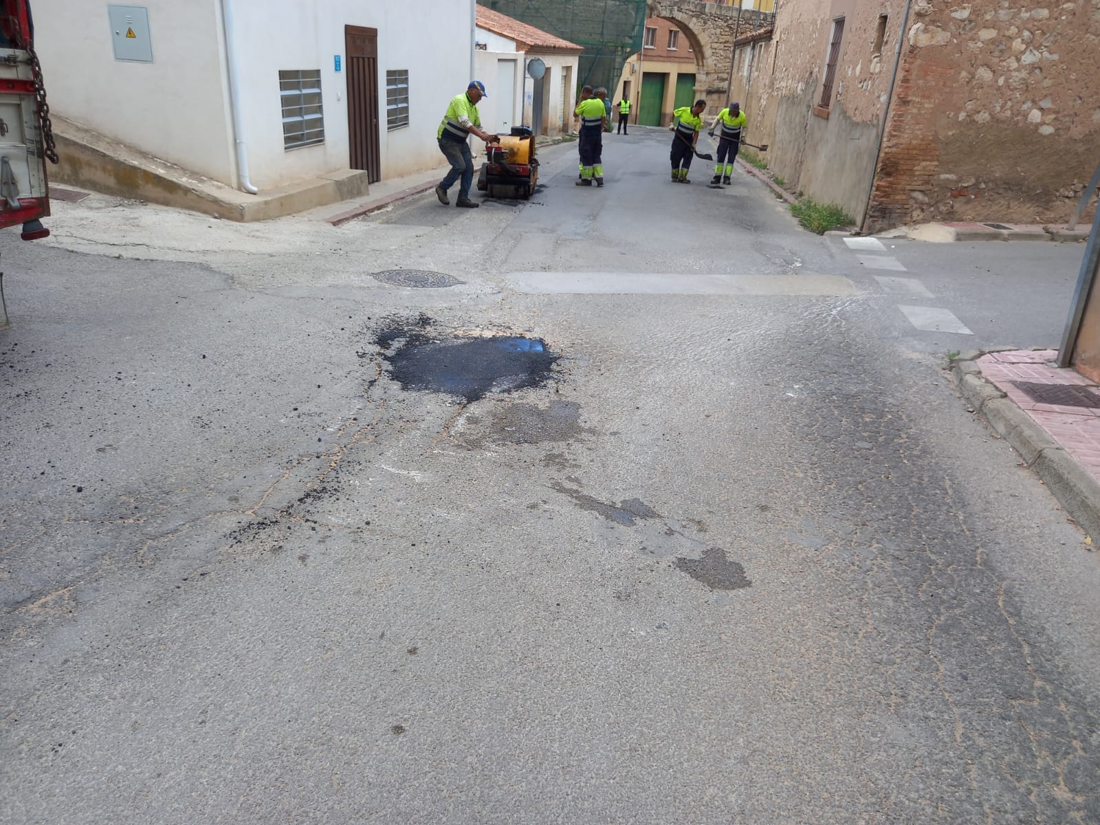 El Ayuntamiento de Teruel aprovecha el mes de Agosto para la operaciÃ³n Bacheo