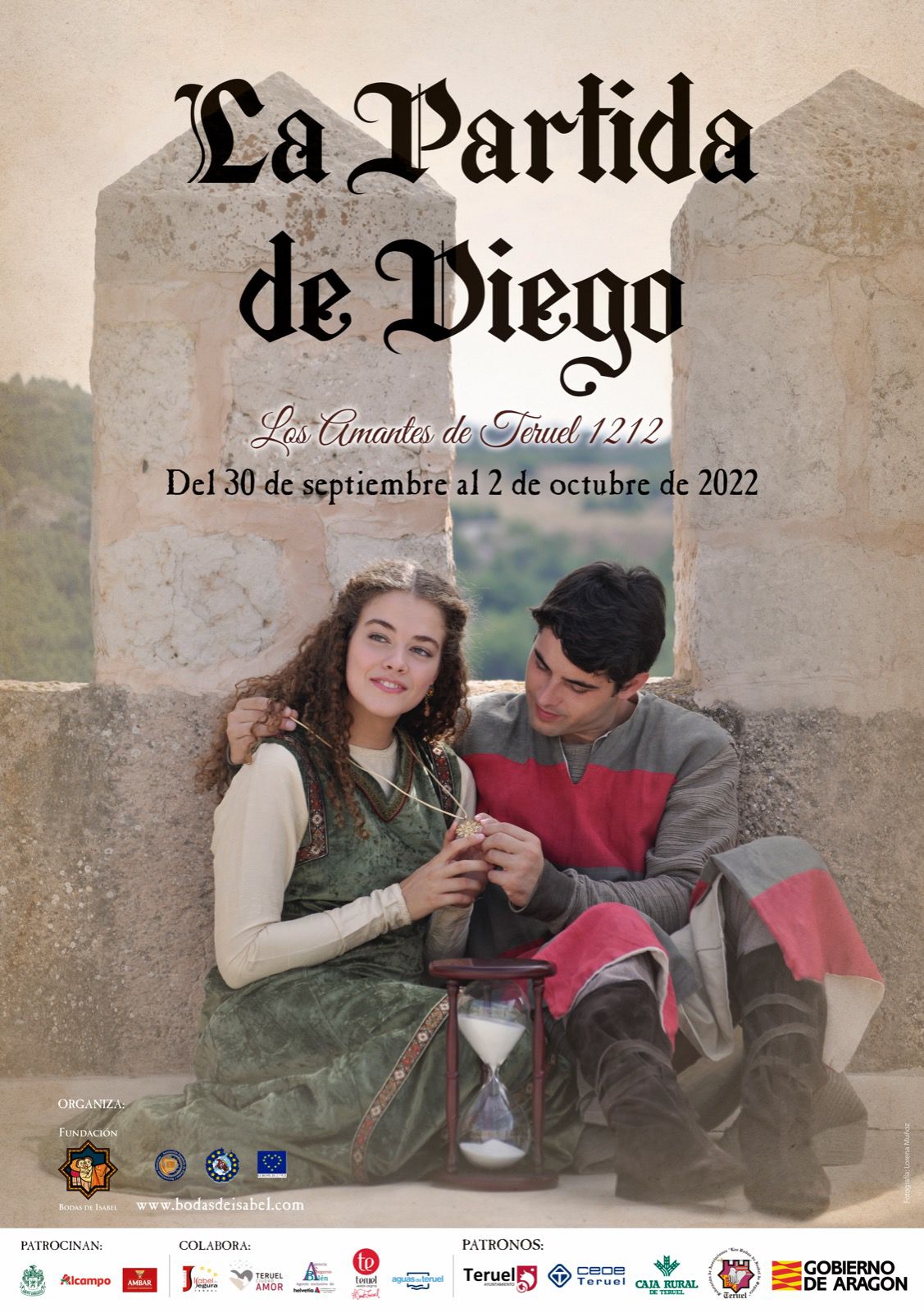 Los Amantes de Teruel en la Muralla protagonizan el cartel de La Partida de Diego

 2