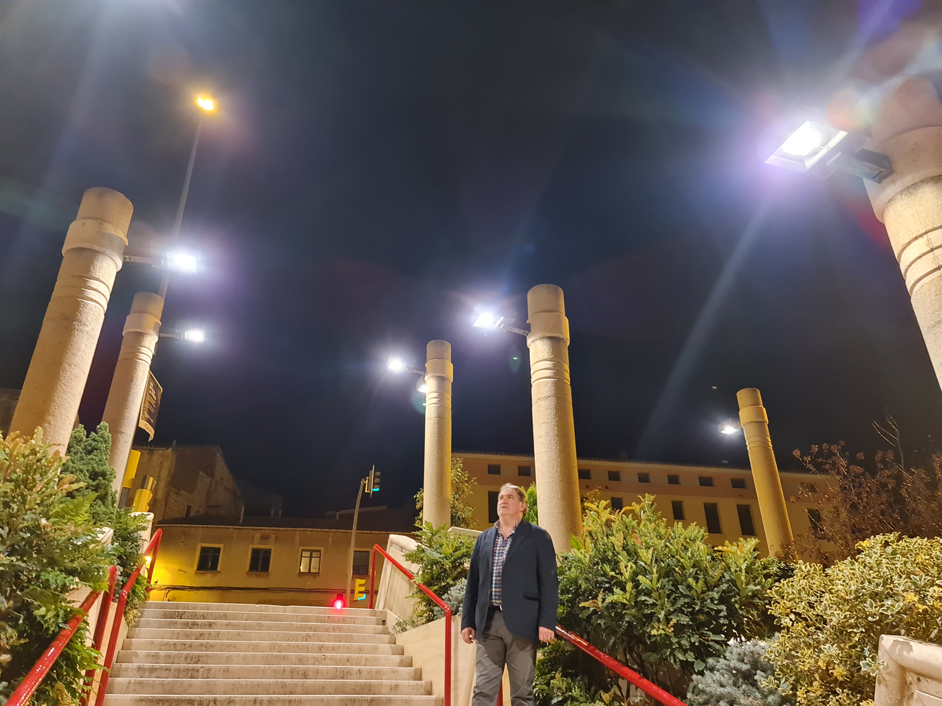 El Ayuntamiento de Teruel aumenta la iluminaciÃ³n en las escaleras de acceso al Barrio del Arrabal