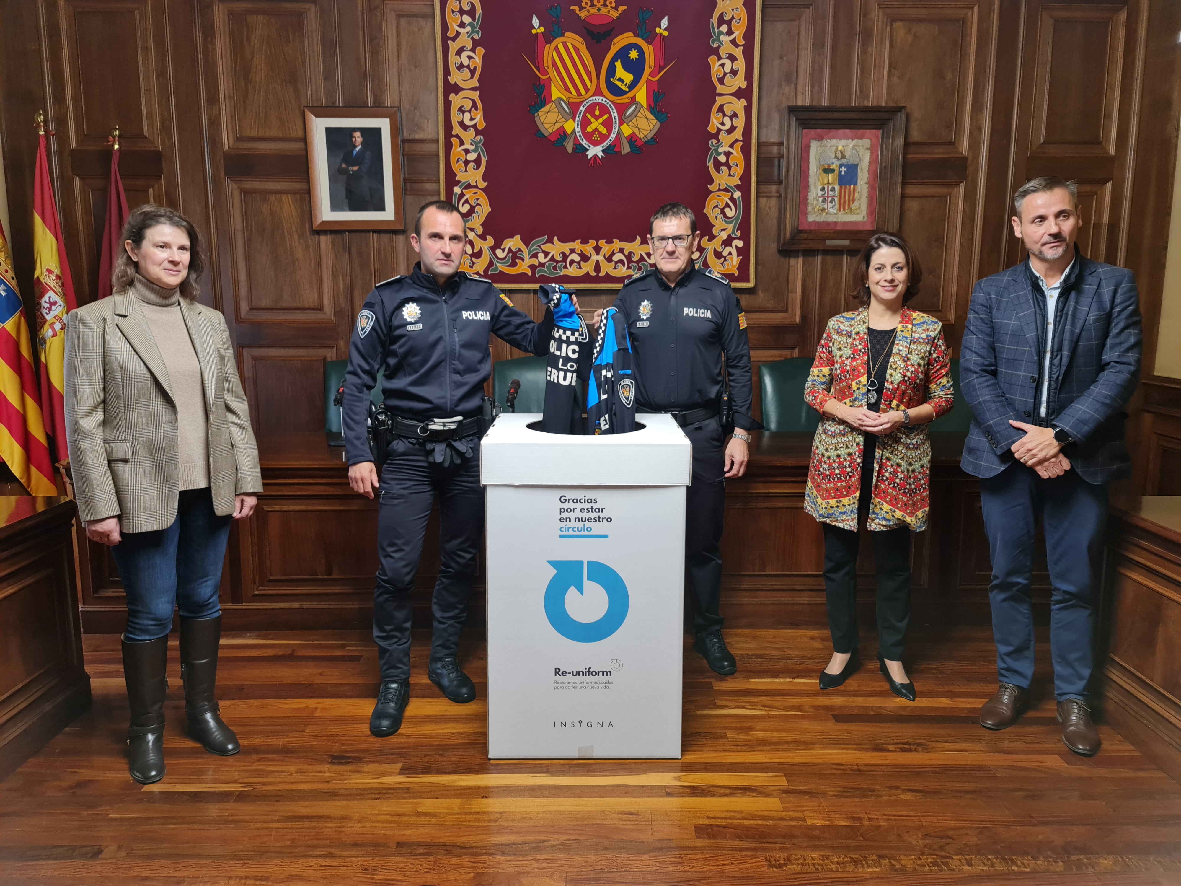 El Ayuntamiento de Teruel reciclarÃ¡ los uniformes de la PolicÃ­a Local