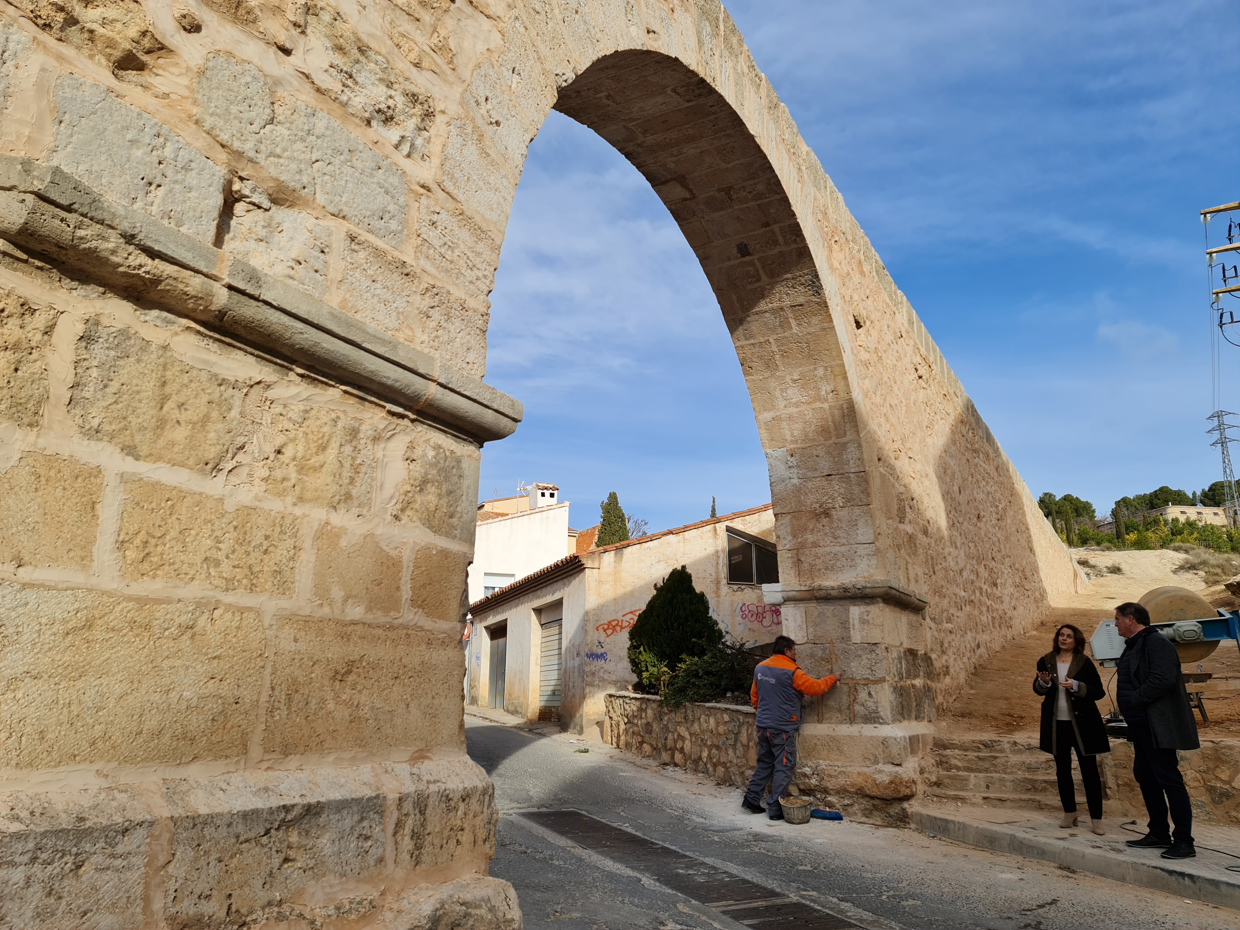 Ultiman los detalles de la restauraciÃ³n del Arquillo y la Fuente del Calvario en Teruel 2
