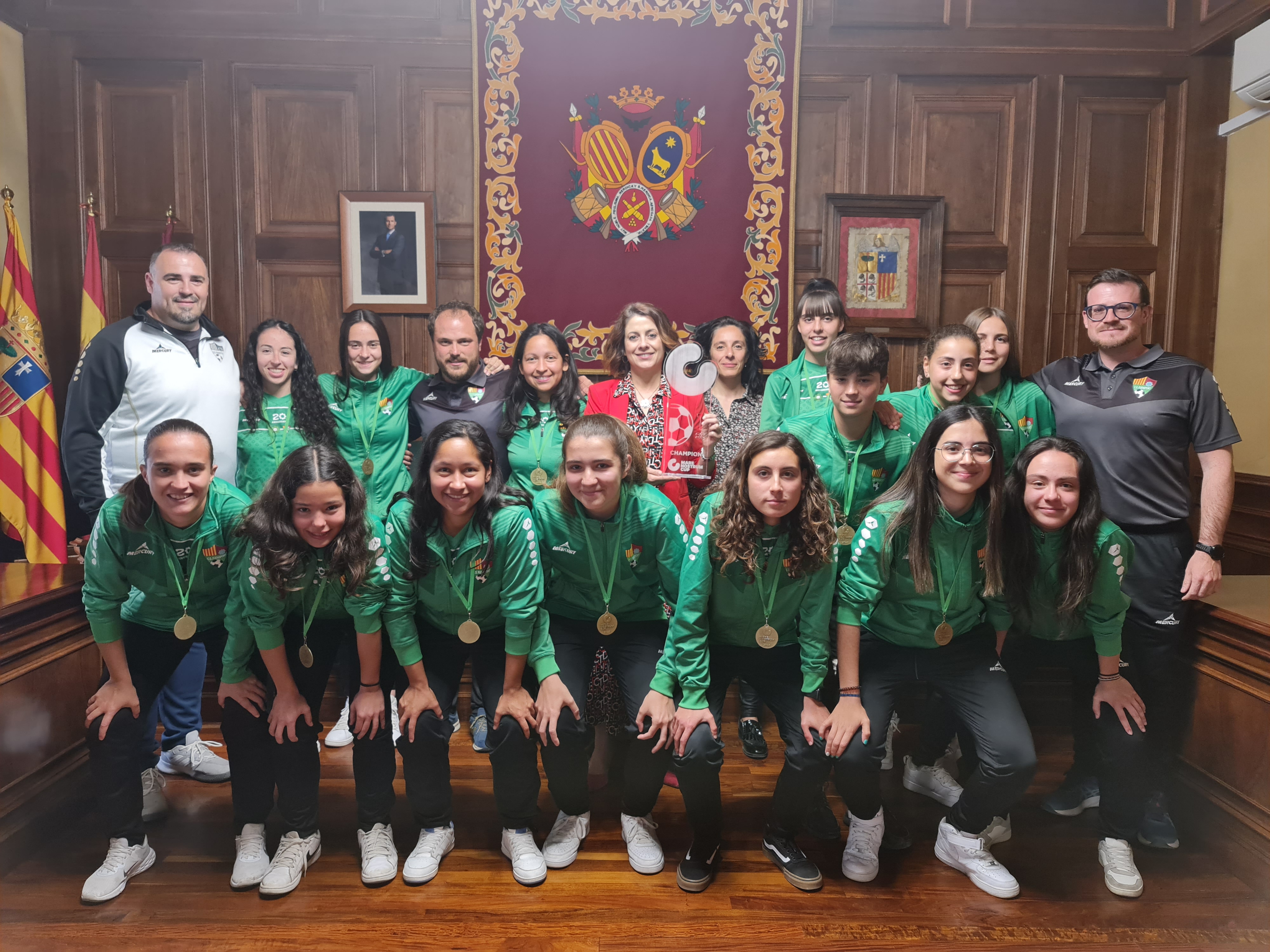 El Ayuntamiento de Teruel felicita al Fuensport Femenino, campeÃ³n del Torneo Mare Nostrum Cup celebrado en Salou