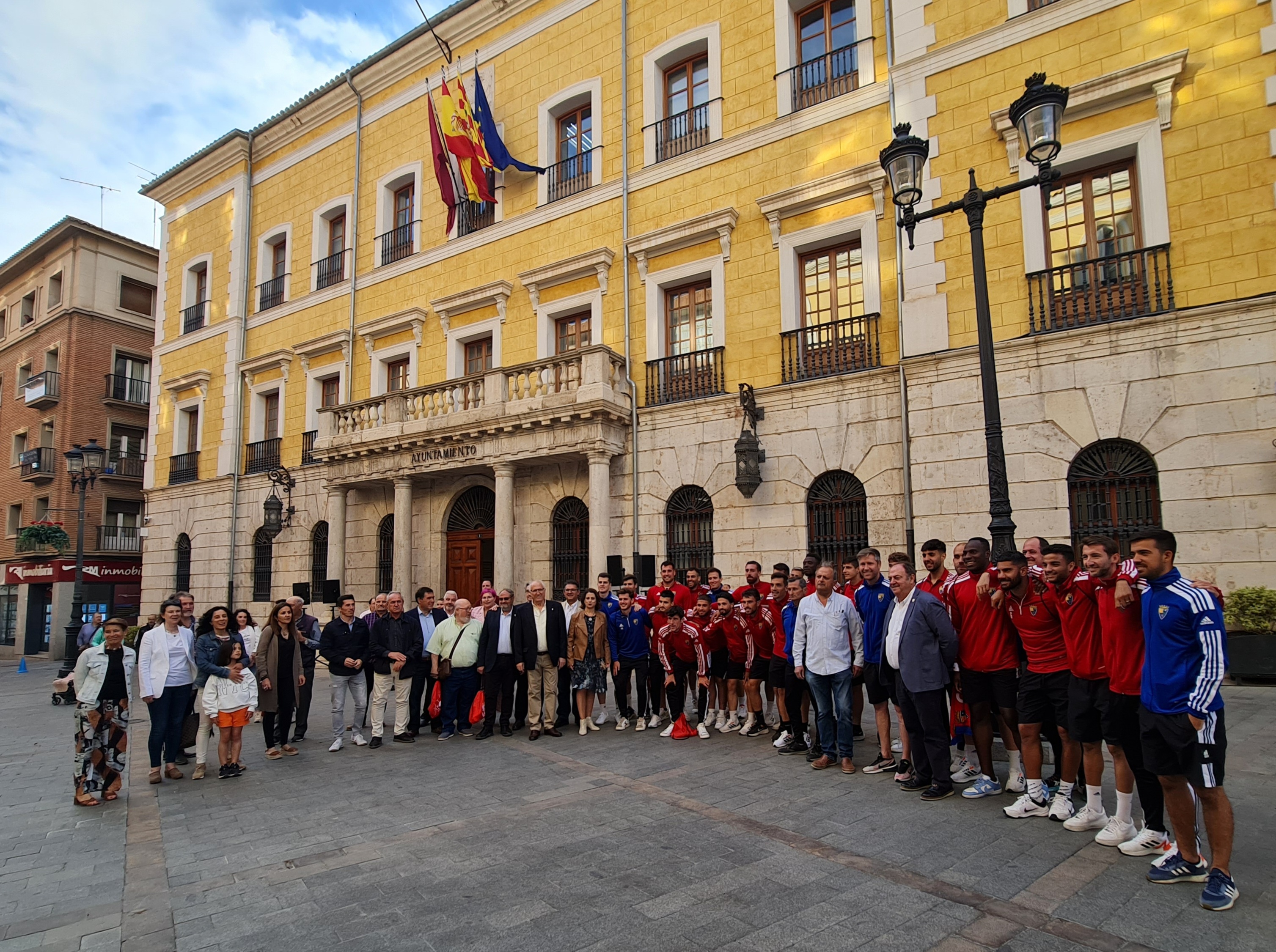 El Ayuntamiento de Teruel recibiÃ³ al CD Teruel con motivo de su ascenso a Primera RFEF