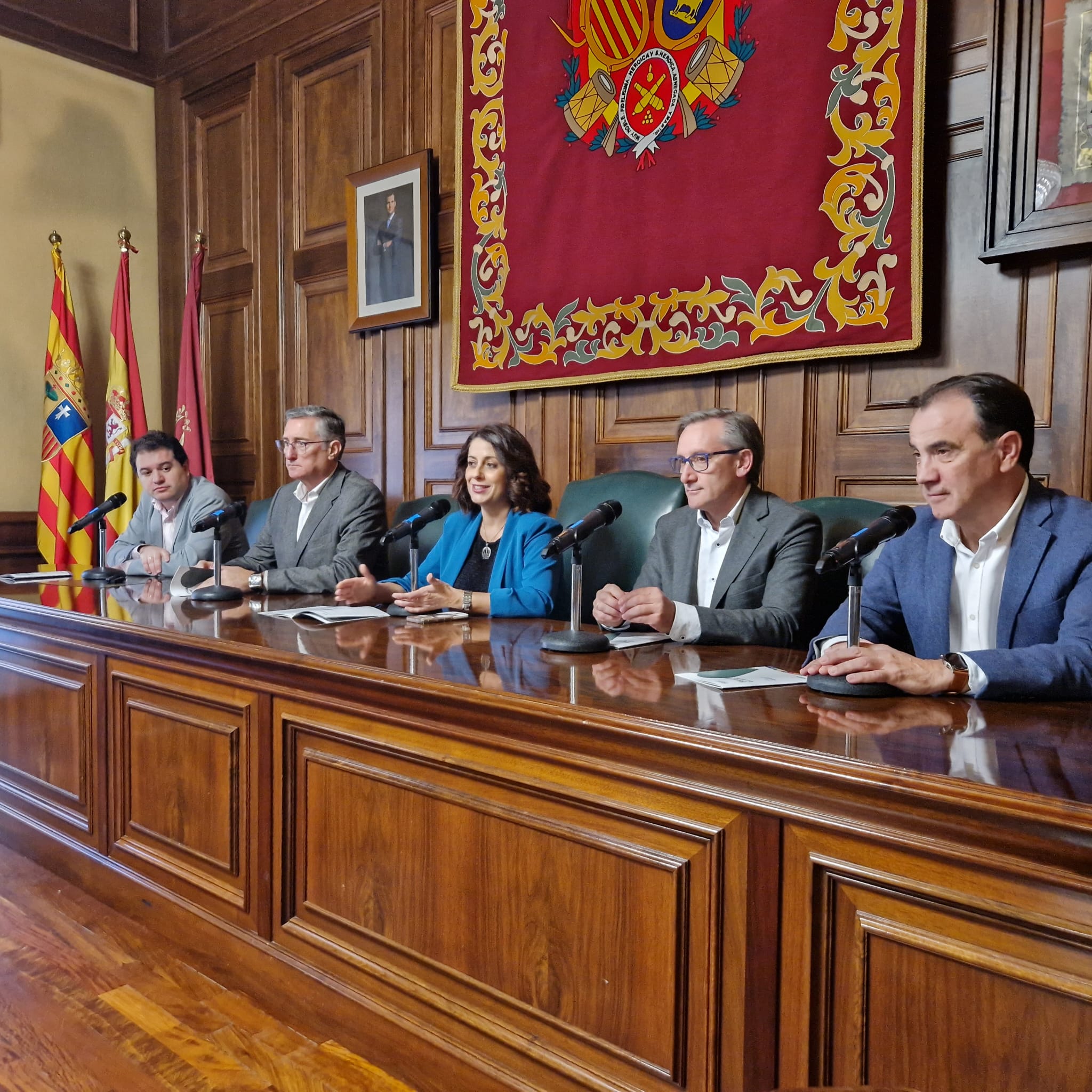 La alcaldesa participa en la presentaciÃ³n del Congreso del Bienestar y el Amor que la cadena SER organiza este fin de semana en Teruel