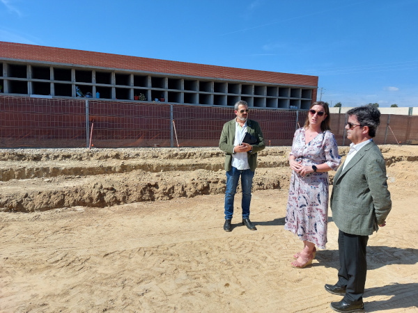 Recientemente ha comenzado la construcción de un nuevo bloque de 216 nichos. (Ayuntamiento de Huesca)