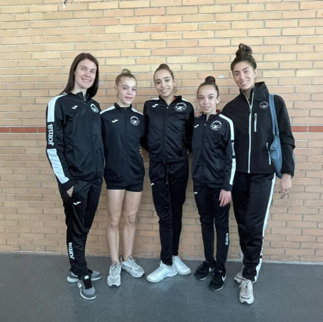 Destacada participación de gimnastas del Club de Gimnasia Rítmica de Móstoles en la II Fase de Iniciación de Madrid. (Ayuntamiento de Móstoles)