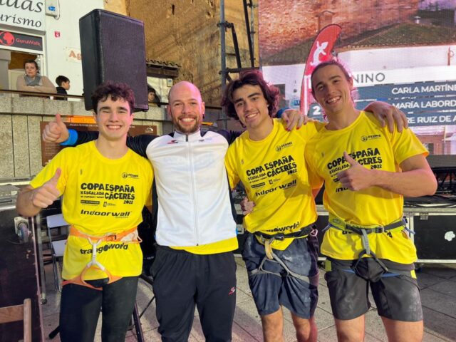 El mostoleño Alejandro Rivas, bronce en el Campeonato de España de escalada de velocidad. (Ayuntamiento de Móstoles)