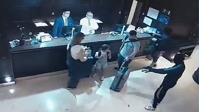 vídeo del robo al hotel 'La Princesa' Alcorcón