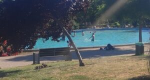 parque alfredo nobel usado como piscina denuncia ciudadana
