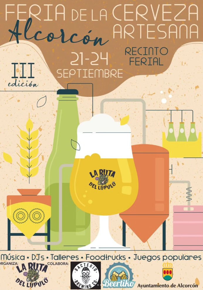 Feria de la Cerveza artesanal en Alcorcón