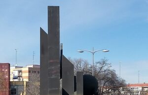 monumento vandalizado en Alcorcón