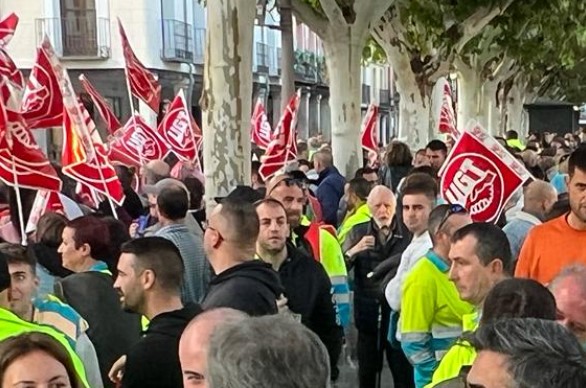 huelga jardineros en Alcalá