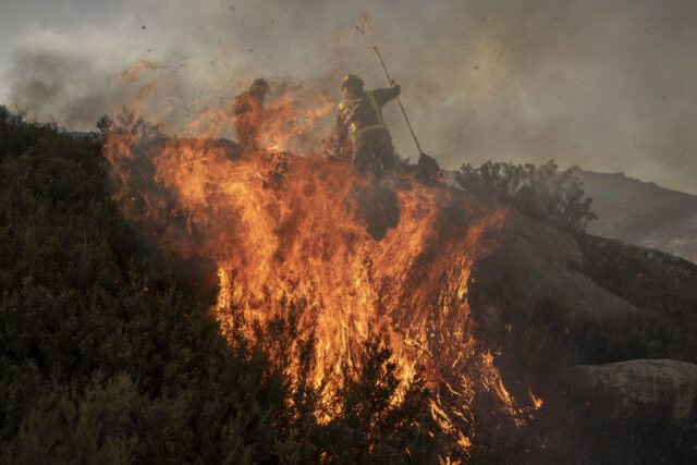 Imagen de archivo de un incendio. EFE