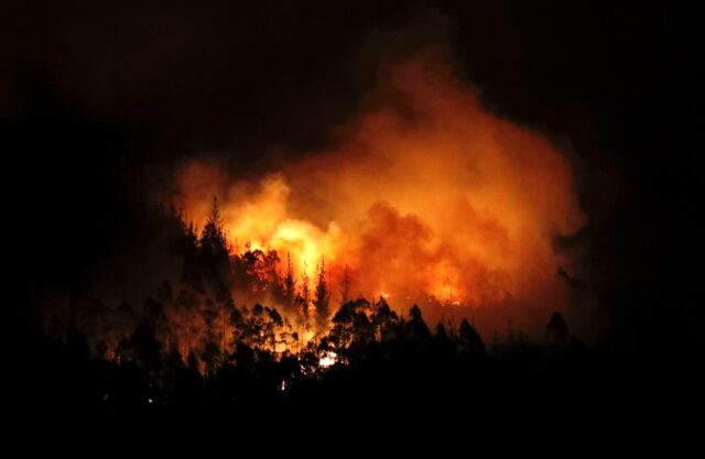 ¡CUIDADO! Así está el estado del incendio forestal en Pravia