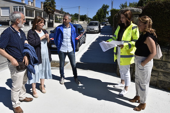Supervision das obras de mellora da estrada de Santa Marina en Allariz 2