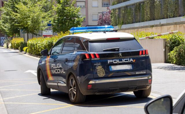 Vehículo de la Policía Nacional. EFE