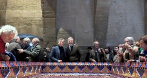 Sigena Mágica recrea el cuarto alfarje de la Sala Capitular del Monasterio