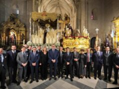 ASET realiza su tradicional ofrenda floral al Cristo de la Salud y Buen Viaje en el año de su centenario