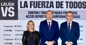 Laliga intensifica su compromiso contra el odio junto al Gobierno de Cataluña