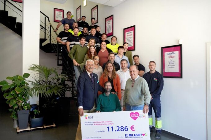 “El Milagrito camina contigo” recauda 11.286 € para ELA Andalucía con la venta de más de 250.0000 unidades a nivel nacional
