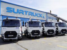 Surtruck culmina la entrega los nuevos vehículos de limpieza viaria para Málaga con tecnología de bajo consumo de agua