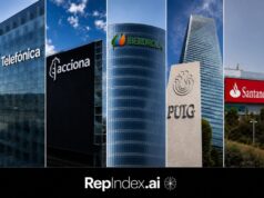 Telefónica, Acciona, Iberdrola, Puig y Santander destacan ante ChatGPT en el IBEX 35