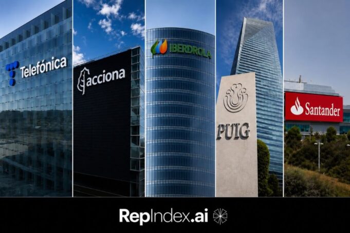 Telefónica, Acciona, Iberdrola, Puig y Santander destacan ante ChatGPT en el IBEX 35
