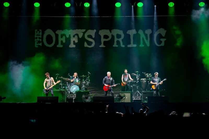 Concierto de la mítica banda The Offspring en ARF 2022. 