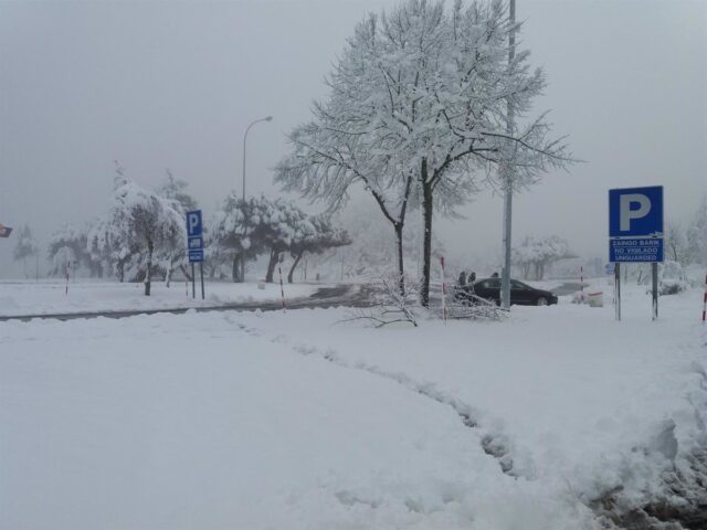 Imagen de archivo de una nevada. EP