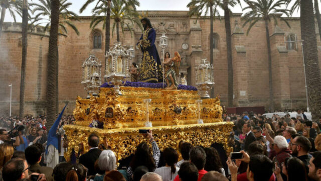 Procesión de Semana Santa de Almería. EFE