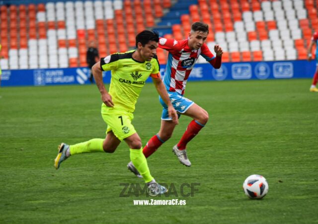 Imagen de archivo de Dani Hernández en un partido con el Zamora CF. Zamora CF