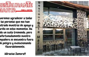 FOTO | "¡GRACIAS ZAMORA!", el emotivo mensaje del restaurante Marta que te hará llorar